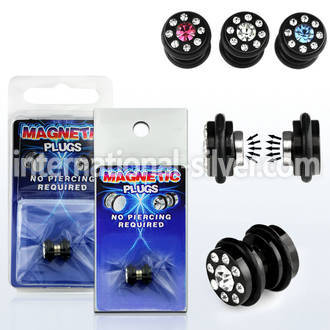 pkmp102 cheaters  illusion plugs and tapers anodized surgical steel 316l belly button