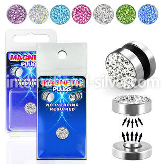 pkmp103 cheaters  illusion plugs and tapers surgical steel 316l belly button
