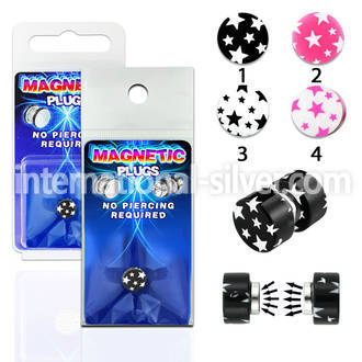 pkmp112 cheaters  illusion plugs and tapers acrylic body jewelry belly button