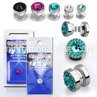 pkmp113 cheaters  illusion plugs and tapers surgical steel 316l ear lobe