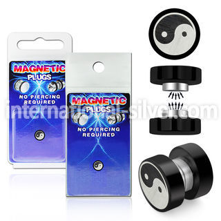 pkmp44 cheaters  illusion plugs and tapers anodized surgical steel 316l ear lobe