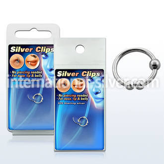 pksc5 fake illusion hoops silver 925 nose