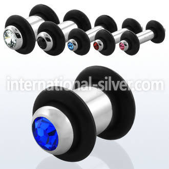 plc plugs gauges surgical steel 316l ear lobe