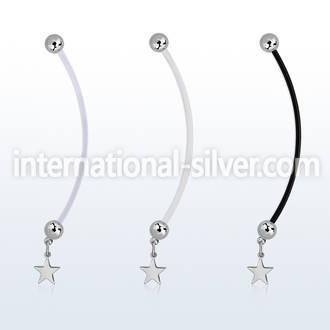 pnd770 bio flex & ptfe belly bananas belly piercing