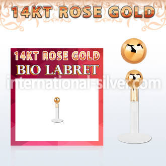 rbib25 labrets lip rings gold labrets chin