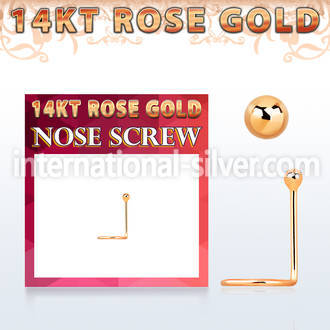 rscb1 l shape nose studs gold nose