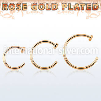 rscln20 nose hoop silver 925 nose