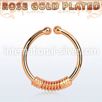 rssep12k fake illusion body jewelry silver 925 septum