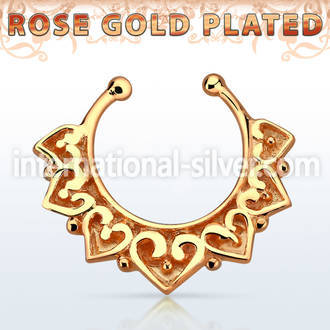 rssepd11 fake illusion body jewelry silver 925 septum