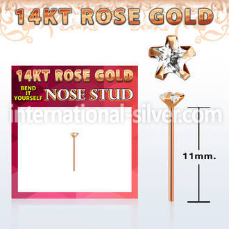 ryzsc1 bend it to fit nose studs gold nose