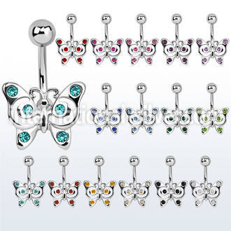 se013 belly rings surgical steel 316l belly button