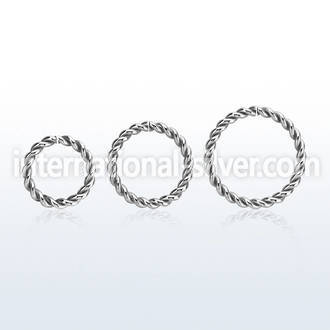 selw16 seamless segment rings surgical steel 316l eyebrow