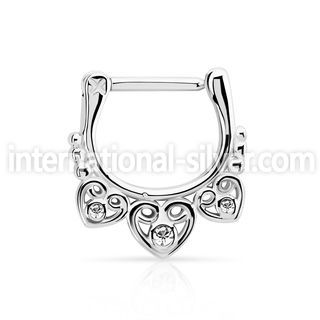 sepu16 straight barbells surgical steel 316l septum