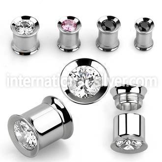 shprz tunnels gauges surgical steel 316l ear lobe
