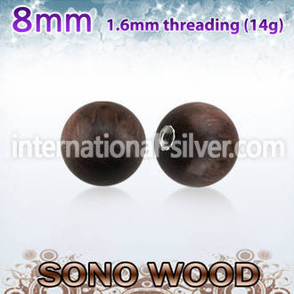 snball8 loose body jewelry parts organic body jewelry 