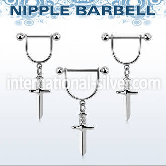 snpod26 surgical steel barbells nipple piercing