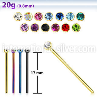 snst bend it to fit nose studs anodized surgical steel 316l belly button