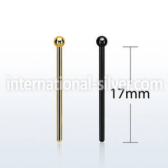 snybt18 bend it to fit nose studs anodized surgical steel 316l nose