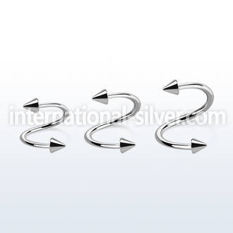 specn spirals twisters surgical steel 316l eyebrow