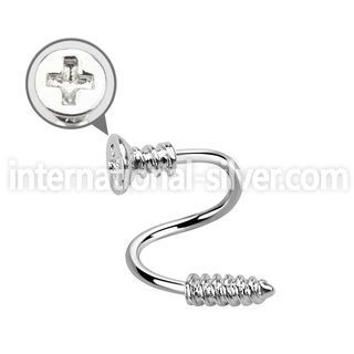 spescw spirals twisters surgical steel 316l eyebrow