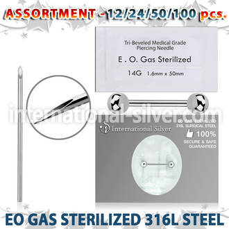 sset09 professional piercing kit steel nipple piercing needle