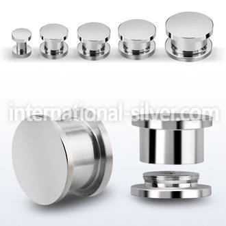 sspg 316l steel internally flat hollow stash plug