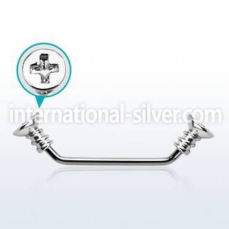 subscw2 surface piercing surgical steel 316l surface piercings