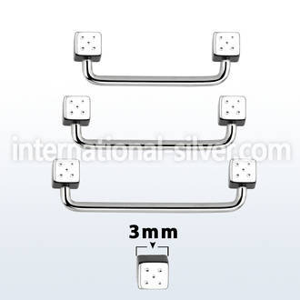 suddi3 surface piercing surgical steel 316l surface piercings