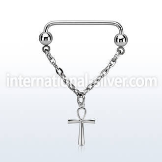 suddl4 surgical steel 14g barbell nipple piercing