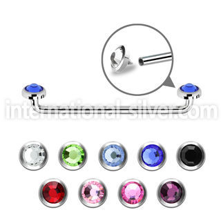 sudijf5 straight barbells surgical steel 316l surface piercings