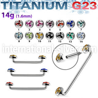 sudtaf5d straight barbells surgical steel 316l surface piercings