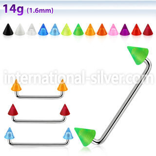 sudvn5 surface piercing surgical steel 316l with acrylic parts surface piercings