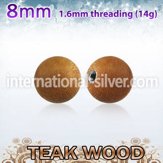 teball8 loose body jewelry parts organic body jewelry 