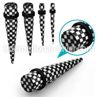 tpacr tapers acrylic body jewelry ear lobe