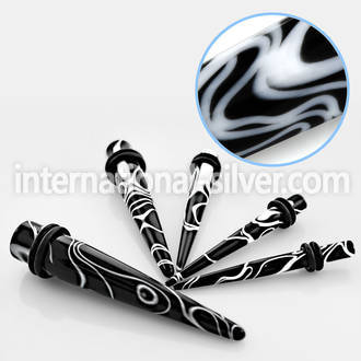 tpms tapers acrylic body jewelry ear lobe