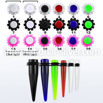 tpuvkr tapers acrylic body jewelry ear lobe