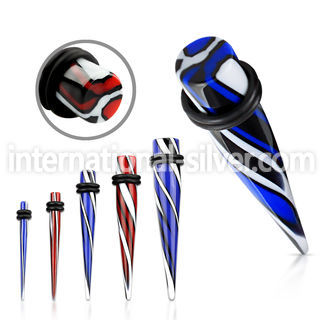 tpva tapers acrylic body jewelry ear lobe