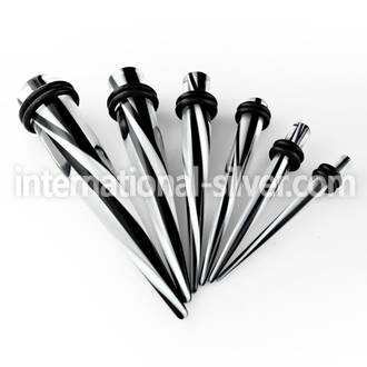 tpve tapers acrylic body jewelry ear lobe