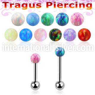 trgop3ss surgical steel barbells tragus piercing