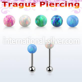 trgop4ss surgical steel barbells tragus piercing