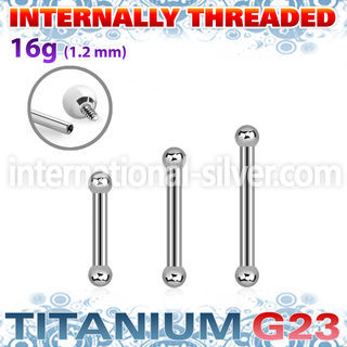 ubbeb2i titanium internal barbell 2mm balls