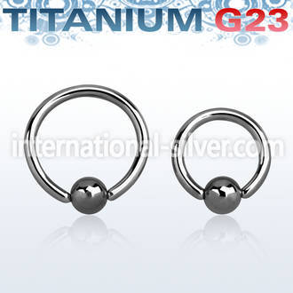 ubcr18 hoops captive rings titanium g23 implant grade nose