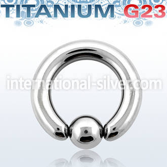 ubcr4 hoops captive rings titanium g23 implant grade ear lobe