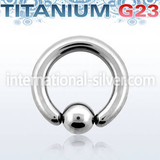 ubcr6 hoops captive rings titanium g23 implant grade ear lobe