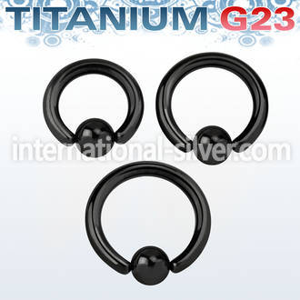 ubcrt10 hoops captive rings anodized titanium g23 implant grade ear lobe