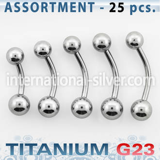 ublk195 belly rings titanium g23 implant grade belly button