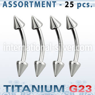 ublk19 micro curved barbells titanium g23 implant grade eyebrow