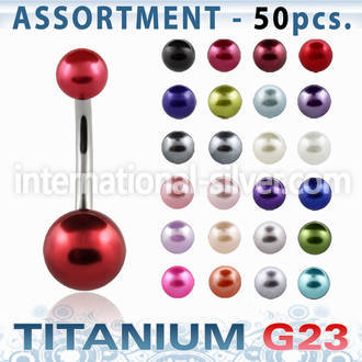 ublk310 belly rings titanium g23 implant grade belly button