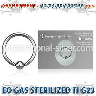 ublk488 hoops captive rings titanium g23 implant grade ear lobe