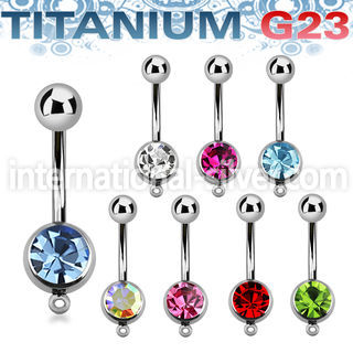 ubn1cgh belly rings titanium g23 implant grade belly button